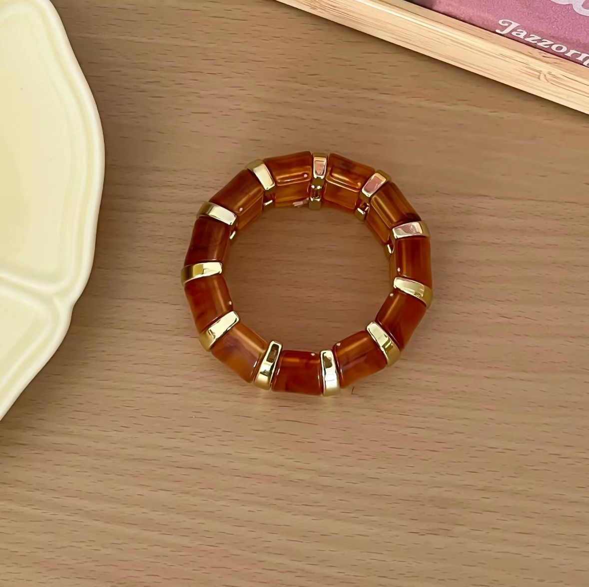 Adjustable Enamel Acrylic Kada Bangle
