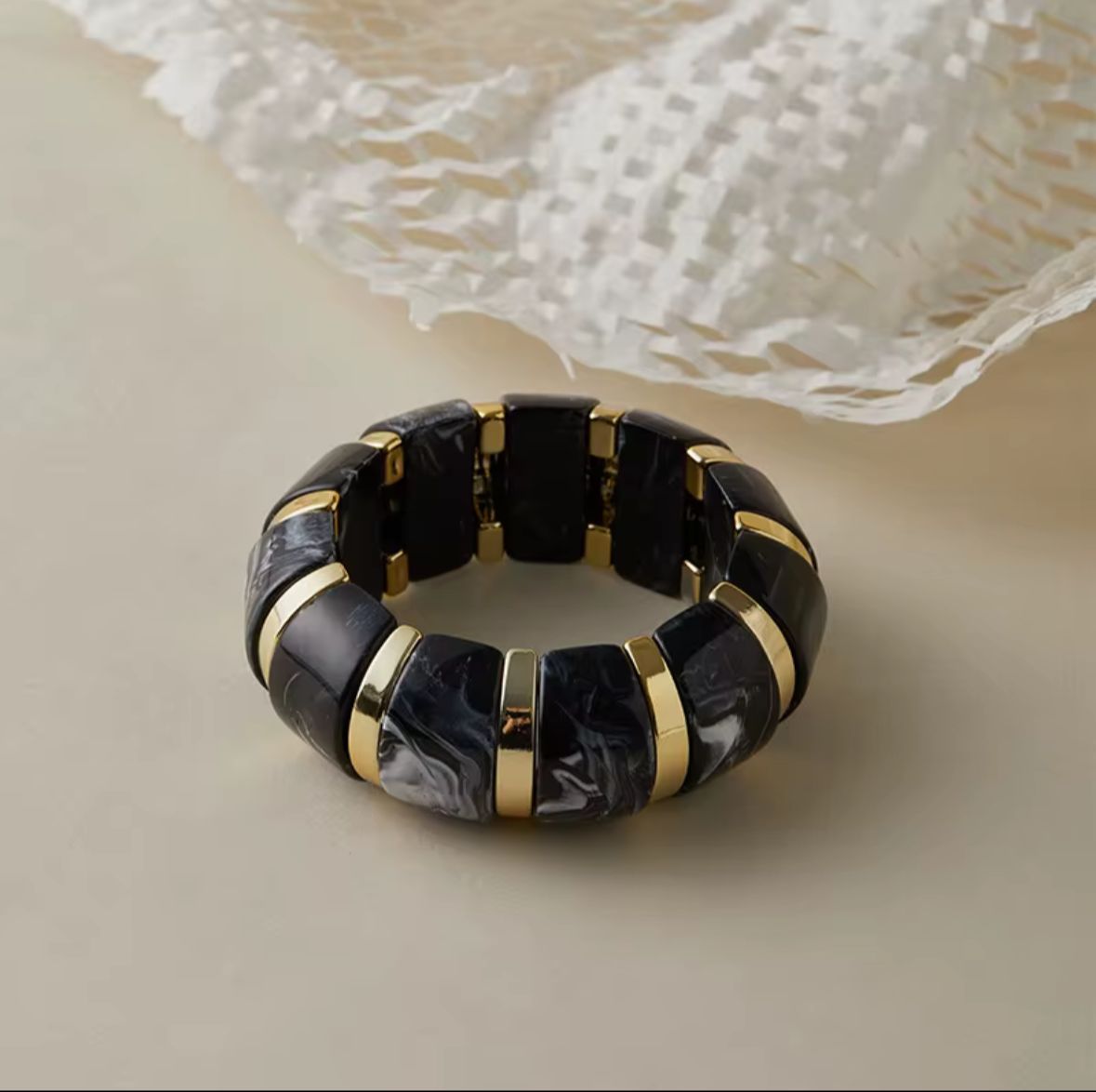 Adjustable Enamel Acrylic Kada Bangle