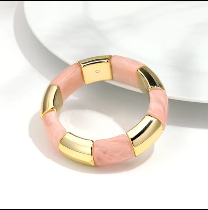 Glossy Enamel Statement Bangles (Adjustable)
