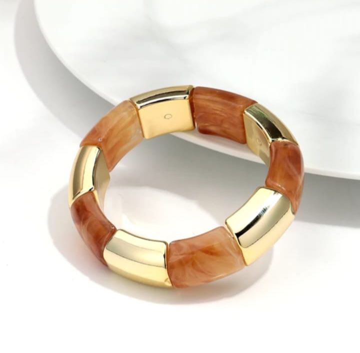 Glossy Enamel Statement Bangles (Adjustable)
