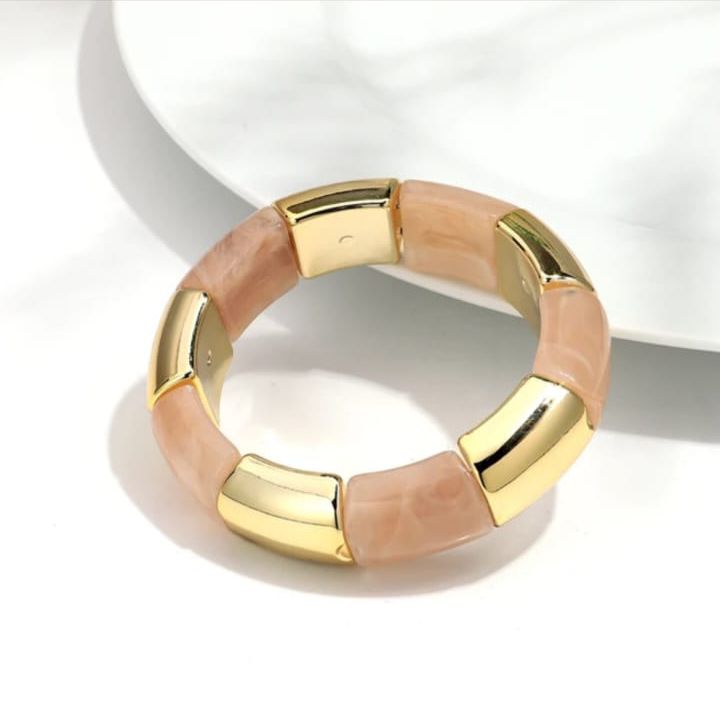 Glossy Enamel Statement Bangles (Adjustable)
