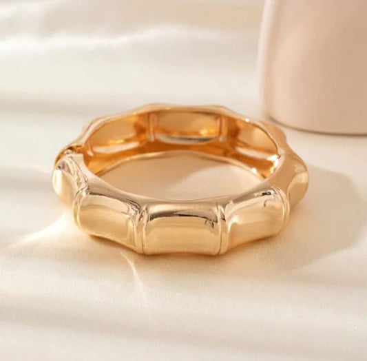 Chunky Bamboo Kada Bangle (Openable)