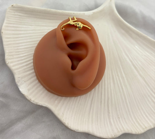 Golden Cat Earcuff (Single Ear)
