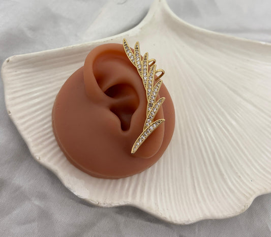 Golden Diamond Wings Earcuff (Single Ear)