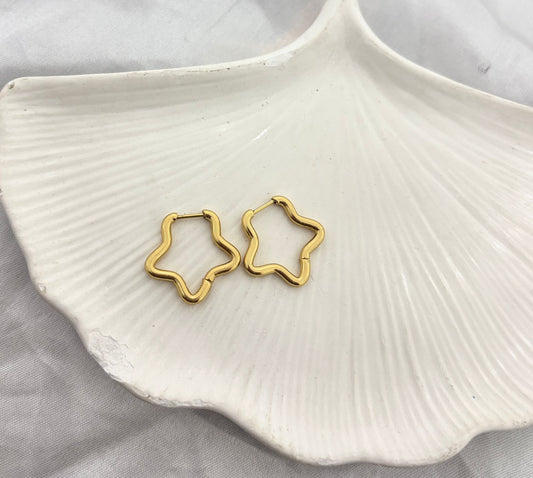 Women Anti Tarnish Star Bali Halo Earring