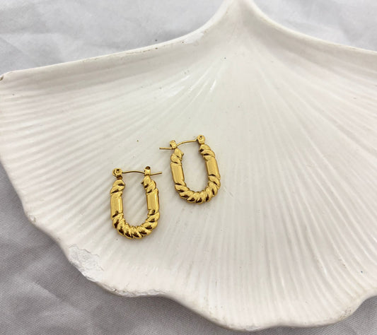 Women Anti Tarnish Elegant Bali Halo Earring