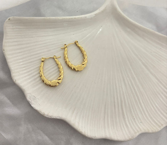 Women Anti Tarnish Statement Bali Halo Earring