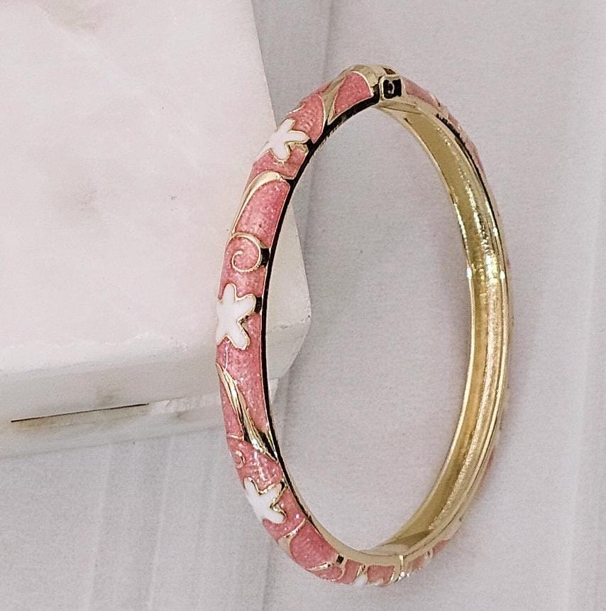 Women Anti Tarnish Enamel Openable Kada Bracelet