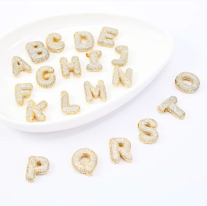 Diamond Initial Alphabet Necklace (Anti Tarnish)