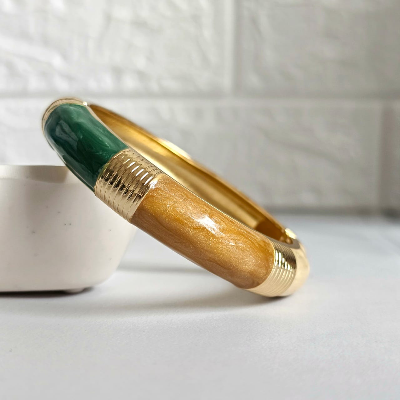 Women Elegant Enamel Kada Bracelet