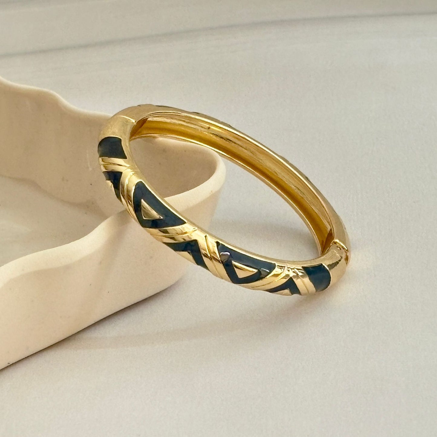 Women Tribal Enamel Kada Bracelet