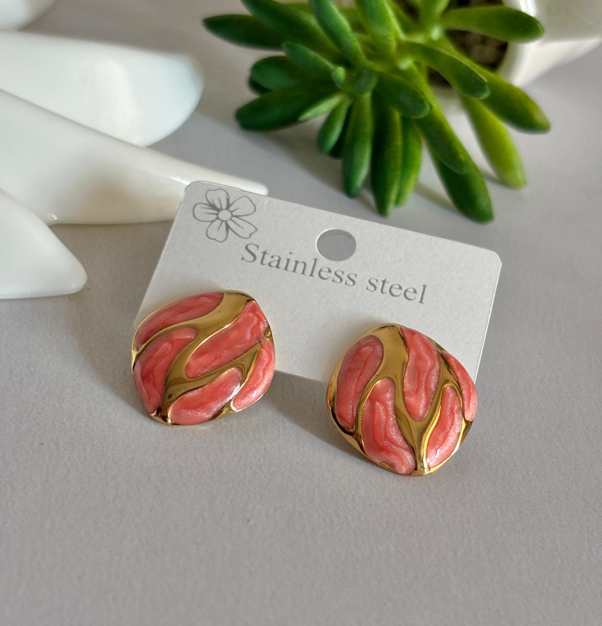 Women Enamel Elegant Earring