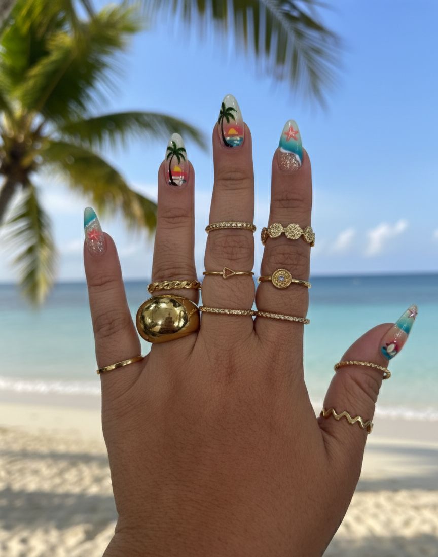 D2 Ring Set (11 Rings ) - Nimé By Shop Trendys