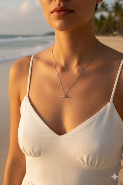 Toggle Women Dainty Necklace - Nimé By Shop Trendys