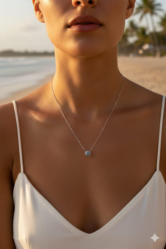 Minimal Circle Women Dainty Necklace - Nimé By Shop Trendys