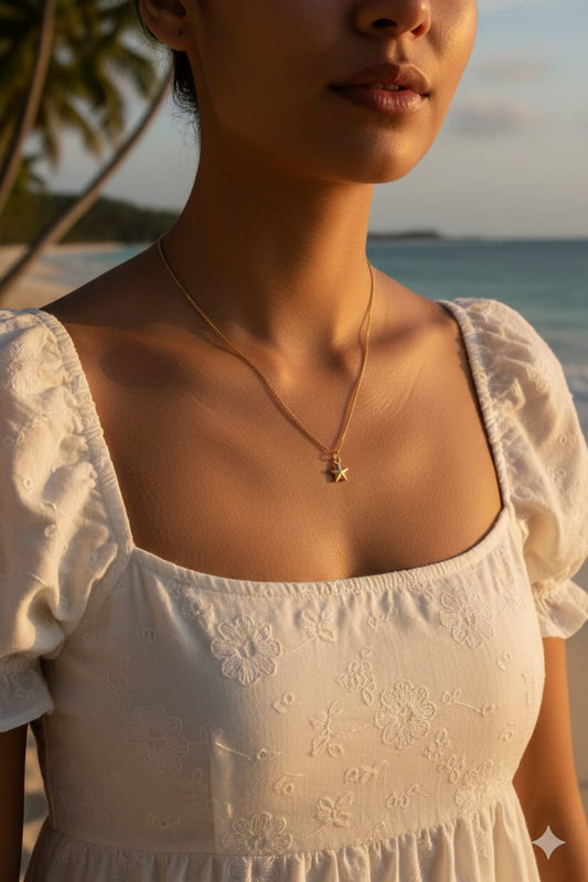 Star Women Dainty Necklace - Nimé By Shop Trendys