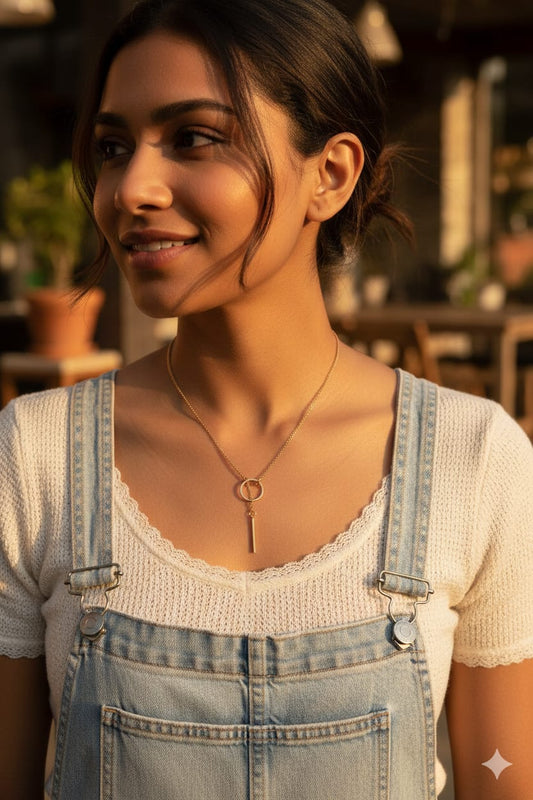 Toggle Women Dainty Necklace - Nimé By Shop Trendys