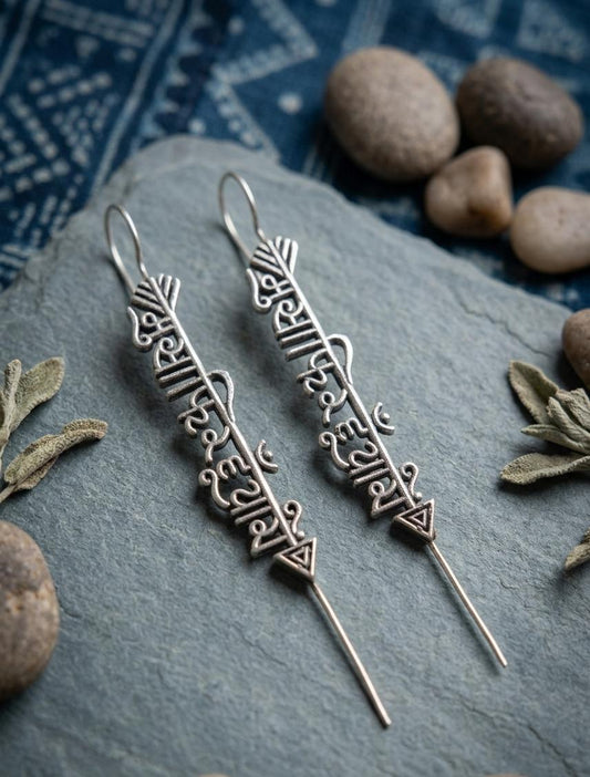 German Silver Elegant Earcuff Earrings - Nimé By Shop Trendys