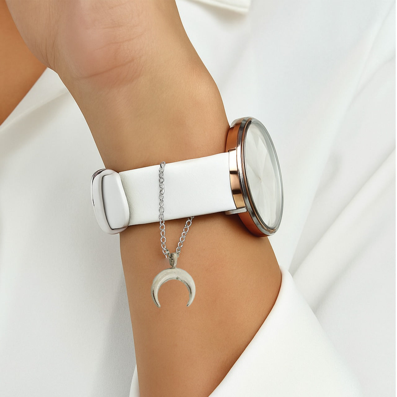 Small Moon Watch Charm