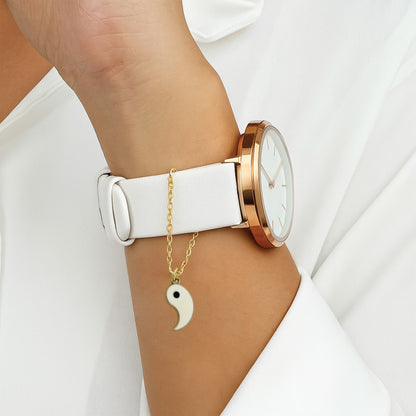Ying Yang Watch Charm (Set Of Two) - Nimé By Shop Trendys