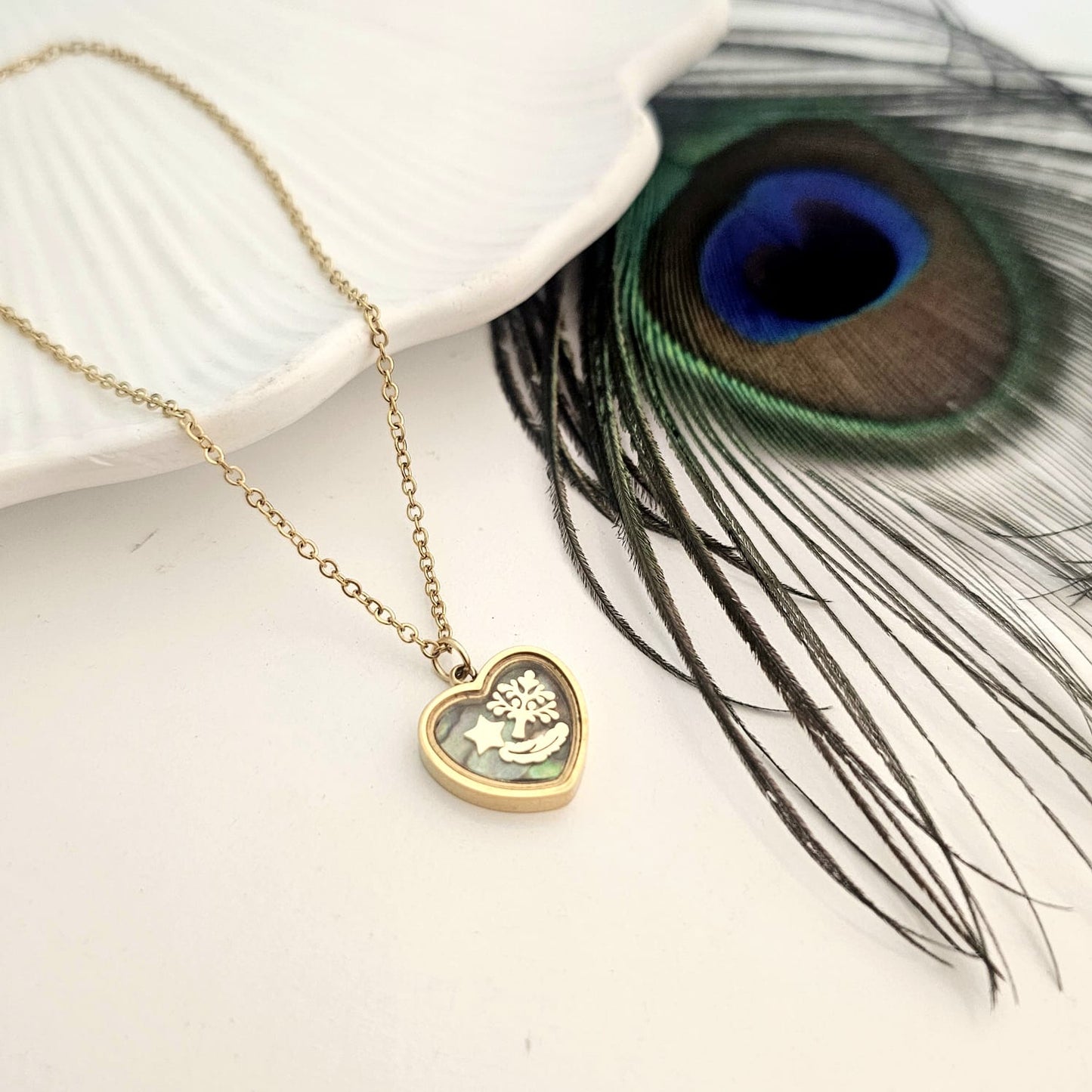 Golden Celestial Dreams Collection Women Necklace (Anti Tarnish)