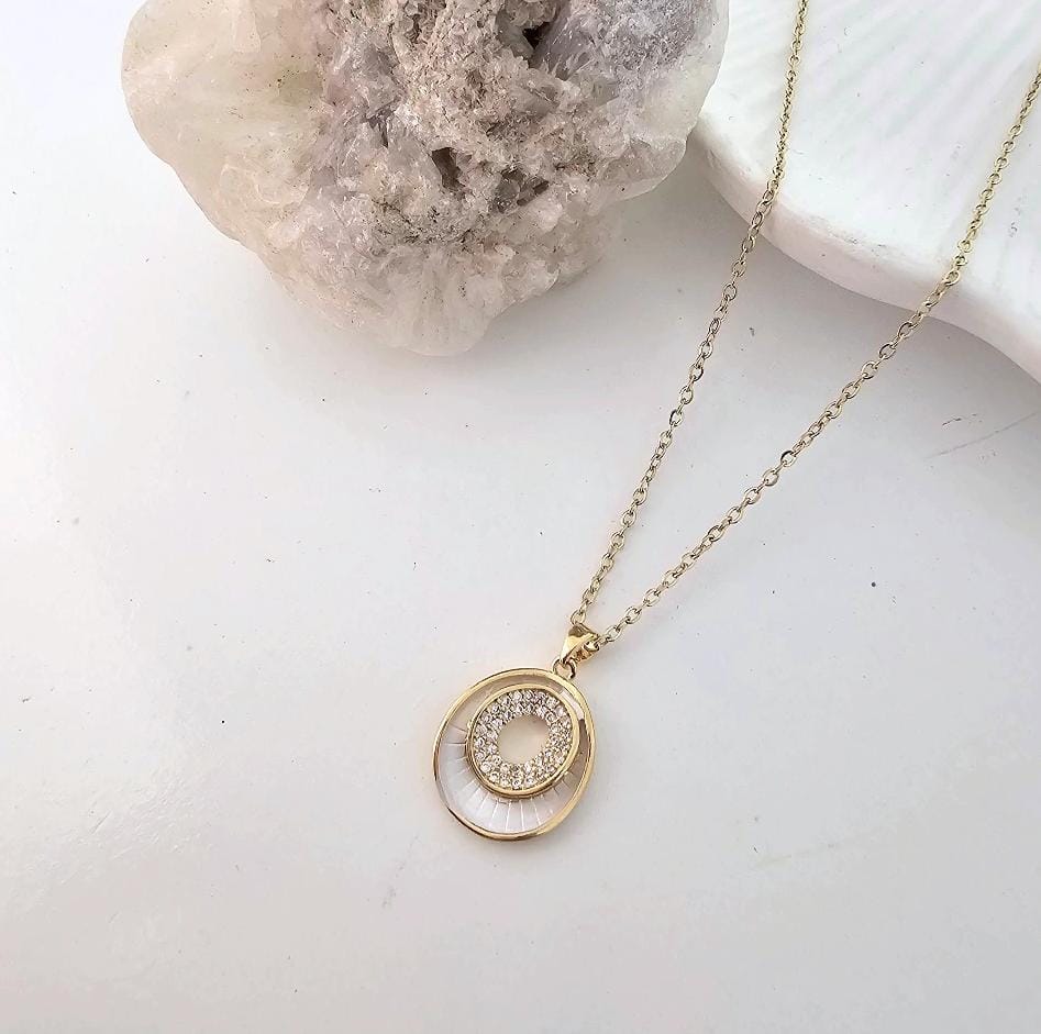 Radiance Halo Women Necklace (Anti Tarnish)
