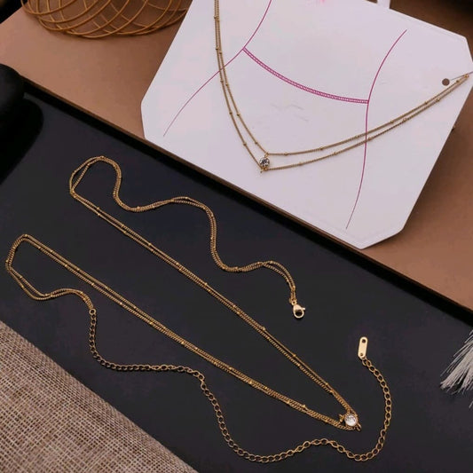 D-4 Golden Woman Waist Chain (Anti Tarnish)
