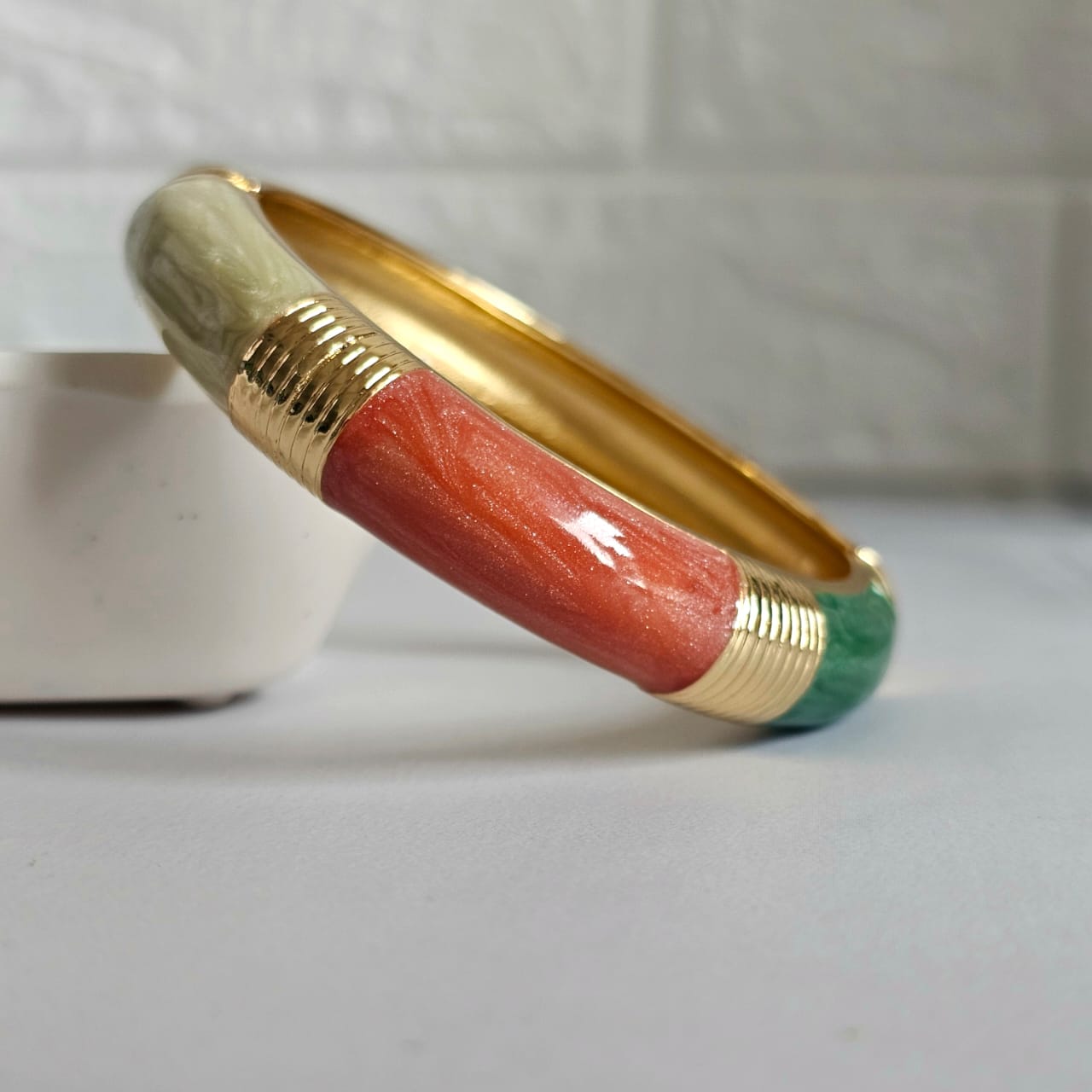 Women Elegant Enamel Kada Bracelet