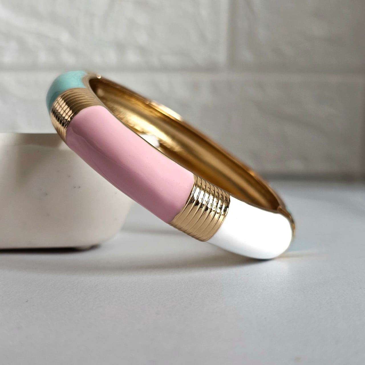 Women Elegant Enamel Kada Bracelet