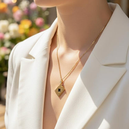 Women Clove Diary Necklace (Anti Tarnish)
