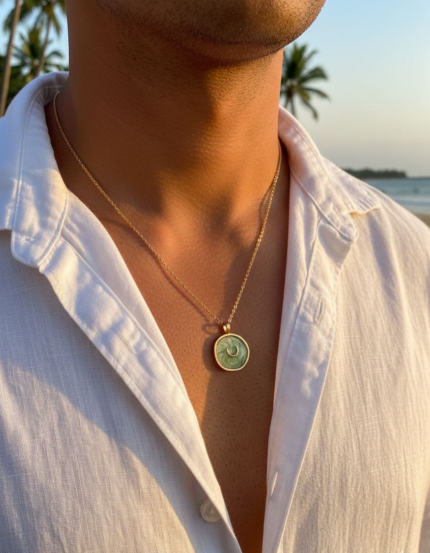 Men Galaxy Chain Necklace - Nimé By Shop Trendys