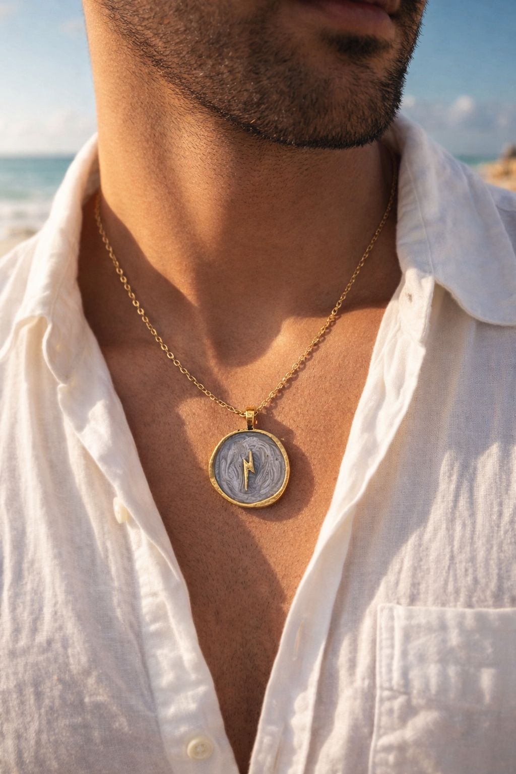 Men Galaxy Chain Necklace - Nimé By Shop Trendys