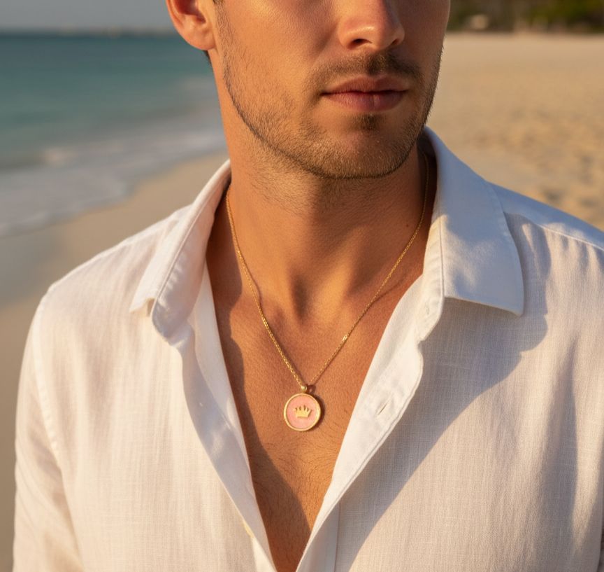 Men Galaxy Chain Necklace - Nimé By Shop Trendys