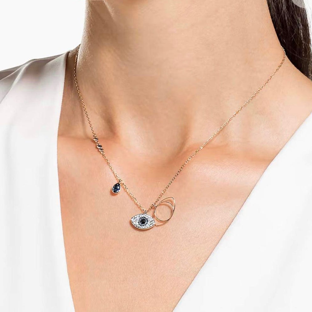 Women Evil Eye Necklace (Anti Tarnish)